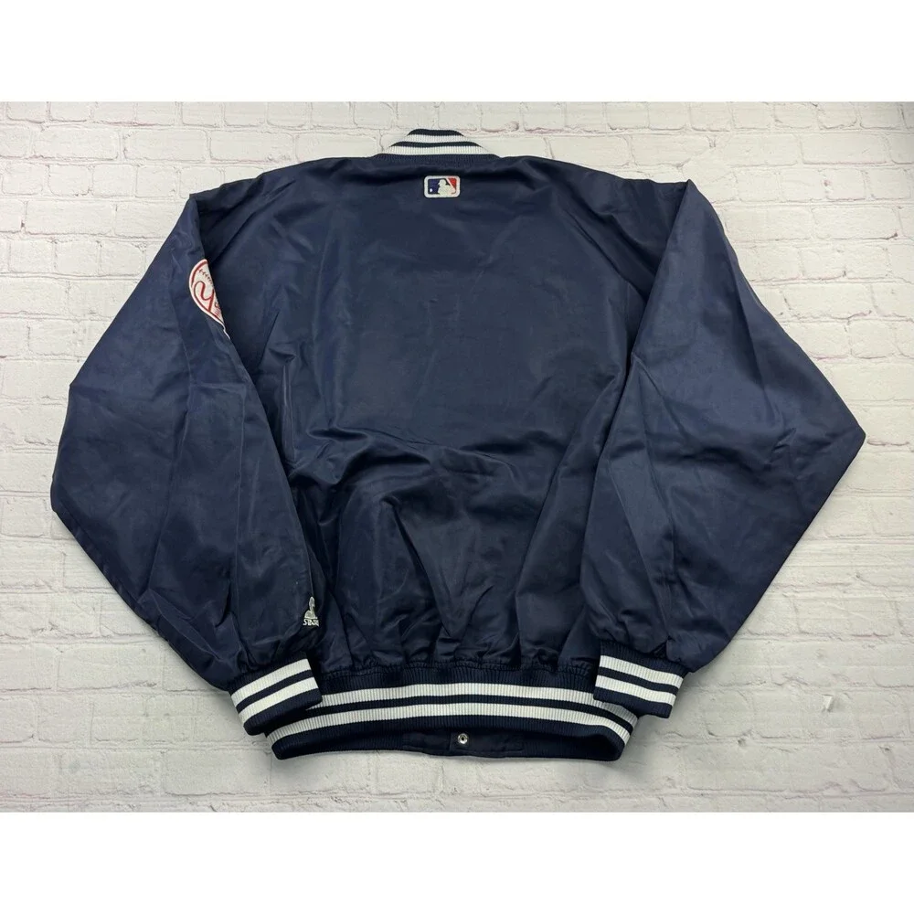 Vintage New York Yankees Starter Jacket Satin MLB Diamond Collection Men’s Large